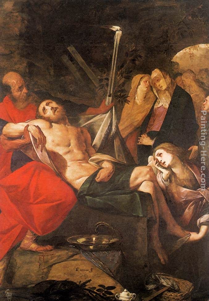 Entombment of Christ painting - Giovanni Battista Crespi Entombment of Christ art painting